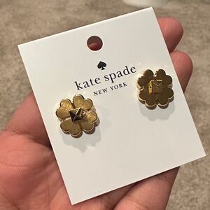 Kate Spade Gold Floral Stud Earrings